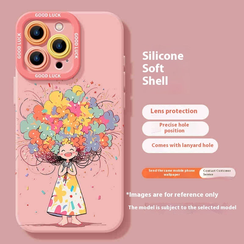 Silicone Cute High-grade All-inclusive Drop-resistant Phone Case