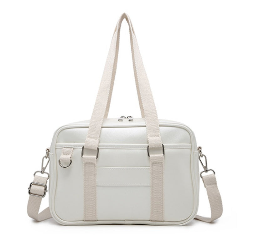 JK handbag uniform shoulder bag Pu women''s bag simple leisure messenger bag