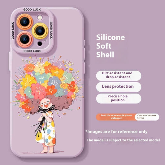 Silicone Cute High-grade All-inclusive Drop-resistant Phone Case
