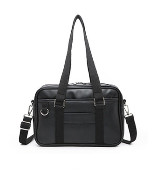JK handbag uniform shoulder bag Pu women''s bag simple leisure messenger bag