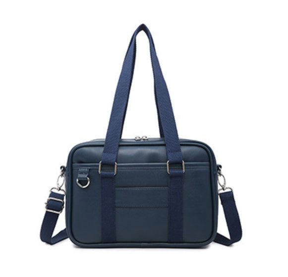 JK handbag uniform shoulder bag Pu women''s bag simple leisure messenger bag